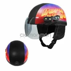 Série Retro Classic Born To Ride Capacete Infantil