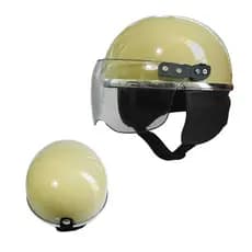 Capacete Infantil Retrô Cromado Série Caramelo