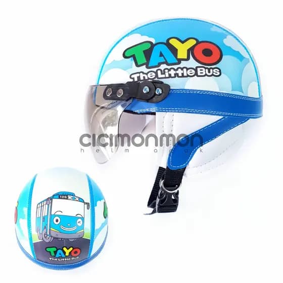 Edição Limitada Capacete Infantil De Personagem De Ônibus