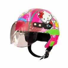 Capacete Infantil Especial Retro Hello Kitty Character