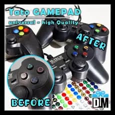 TOMBOL Universal Tatuagem Adesivo Emblema Gamepad Mudança Botão Display Console Jogo Remoto Vara PS XBox Playstation Nin
