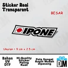 Adesivo Marca IPONE Logotipo Japão Símbolo Ícone UV DTF Skate Placa Grande Pequeno Precisão Emblema Motor Carro