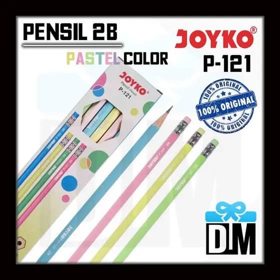 Lápis Original Pastel Cor 2B E Borracha Hexagonal