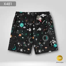 Shorts boxer KATUN Preto E Branco Fullprint | Cueca De Algodão-X481