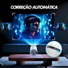 Projetor Hy300 WIFI Ultra HD Tela 4k Smart Portátil (Android 11.0) - 130 Polegadas