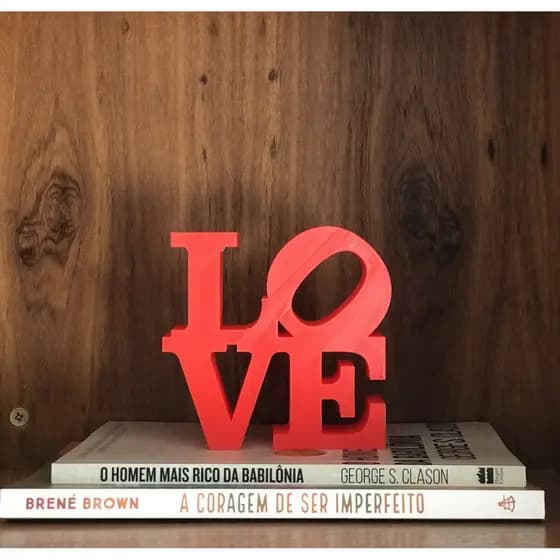 Palavra Love Decoração Enfeite Dia dos Namorados