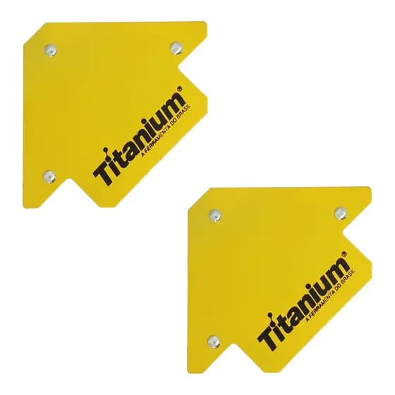 Kit 2 Esquadros Magnético Para Solda 12kg Titanium