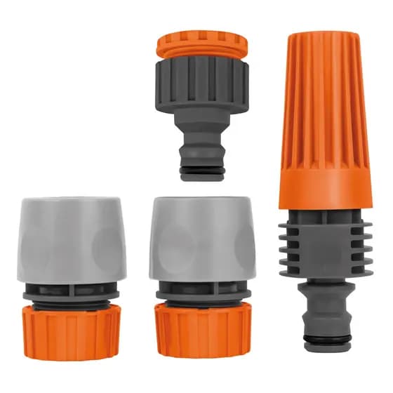 Conjunto Esguicho Kit Bico Engate Rápido 4 Peças Tramontina