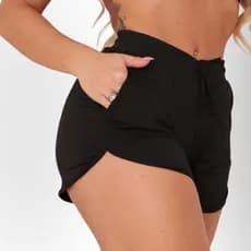 Short biquini Com Bolso Saída De Praia Seca Rapido plus size