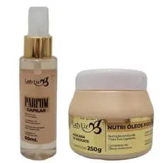 Kit Máscara Hidratação de Resgate + Perfume Capilar Lady Liz