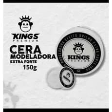 Pomada Modeladora Incolor 150g - Kings Premium | Efeito brilho e Extra forte