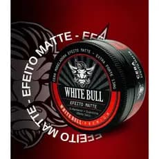 Cera Modeladora Matte Premium 130g profissional - White Bull Premium