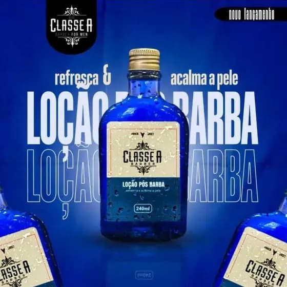 Loção Pós Barba Azul 240ml  - Classe A