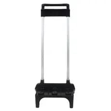Suporte Carrinho Mochila Escolar 40cm 2 HASTES  Transforme Mochila Costa Em Rodinhas Poucos Passos
