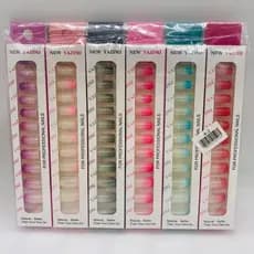 Kit 144/288 de unhas BAILARINA postica adesivo postiças Para Festa / Clube / Presente/casamento