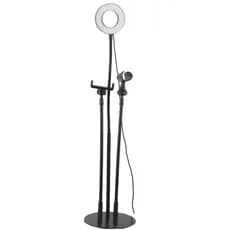 Ring Light Suporte Para Celular de Mesa 3 Em 1 Ring Light Led Professional Live Stream Selfie