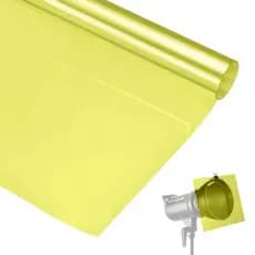 Filtro Gelatina para Iluminação e Estúdio - Amarelo #504 (100cm)
