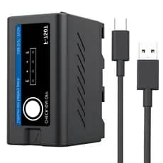 Bateria NP-F750T (F750/F770) Multifuncional Led com Saída USB