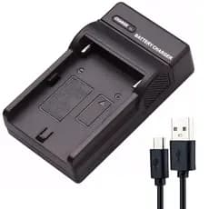Carregador NP-F para Baterias Sony NP-F550, NP-F750, NP-F960, NP-F970 (USB)