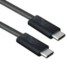 Cabo USB-C 240W 40Gbps USB4 Thunderbolt 4 8K Gen3x2 E-Marker 30cm
