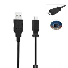 Cabo USB x U-8 (Mini USB 8-Pin) para Câmeras Kodak Easyshare