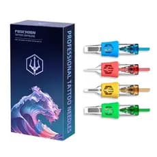 Caixa 10 Cartuchos Universais para Tatuagem Aston Poseidon V3 e V4
