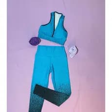 Conjunto Poder coleção florescer|top legging |tam m