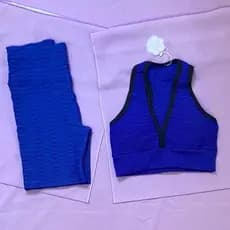 Conjunto energia bermuda top Bojo removível coleção florescer tam m