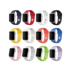 Pulseira SmartWatch Silicone Borracha Compatível 38-45mm Ajustável Relógio Inteligente