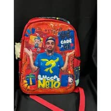 Mochila Infantil Escolar Masculina De Costas Lucas Neto De Poliéster Resistente