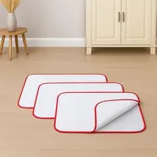 KIT 3 TAPETE HIGIÊNICO LAVÁVEL PARA PET CÃES/GATOS