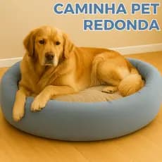 Cama De Cachorro Redonda Grande Fundo Impermeável Com Zíper Borda Alta Vários Tamanhos