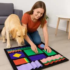 Tapete Interativo Pet Cachorro Esconde Esconde Petisco Brinquedo Inteligente