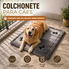 Colchonete Cão Gato Caminha Pet 70x70 Lavável Macio Antialérgico