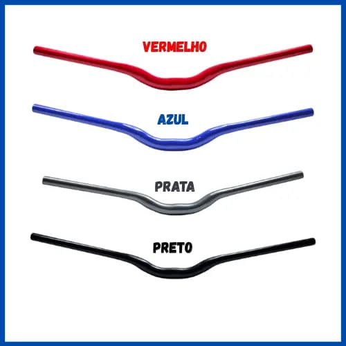 Guidão De Aço Tipo Kalin 680mm x 31.8mm