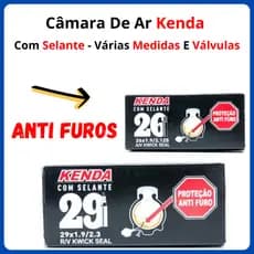 Câmara De Ar Kenda Com Selante Anti-furo Aro 26 E 29 Presta/Schrader