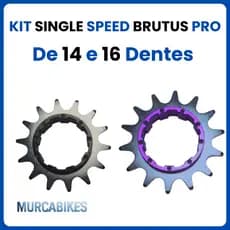 Kit Conversão Single Speed Absolute Brutus - 14 a 18 Dentes - Alumínio