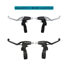 Par de Manete Tipo Logan de Freio em Alumínio para Bike MTB  Alta Resistência Veloforce