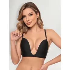 Sutiã Mágico Decote U Profundo Junta Os Seios Push Up Oferta