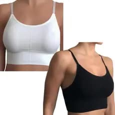 Top Com Bojo Removível Alça Super Confortável Fitness Casua
