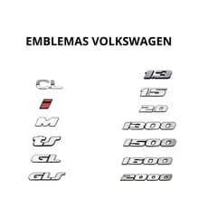 EMBLEMAS VOLKSWAGEN -GOL SANTANA PASSAT PARATI SAVEIRO ETC