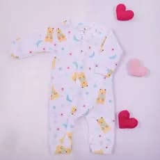 Macacão Para Bebe Menina Feminino em Soft dia a dia Confortavel