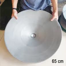 Bateia Aço Galvonizada 65cm Tamanho Grande Garimpo de Ouro Diamante Profissional Tradicional