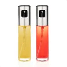 Kit 2  Galheteiro Spray  Inox Azeite Vinagre