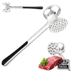 Martelo De Carne Amaciador Batedor Bife Profissional Zinco