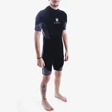 Short John Integrado Ziper Rikwil Neoprene 2 mm Conforto Mobilidade e Aquecimento