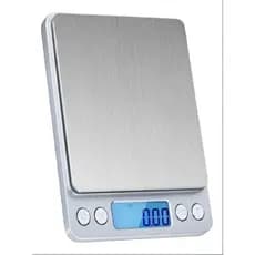Balança Digital Alta Precisão 0.01g À 500g Calibrada Com Pilha e Quadrado