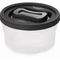 Pote Plástico Redondo Rosca 2l Freezer Micro Empilhavel