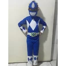 Fantasia Power Ranger +brinde Máscara De Eva