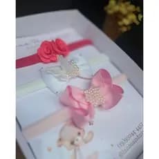faixa de cabelo de luxo faixinha RN de bebe